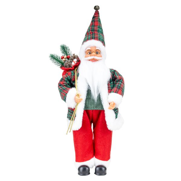 Babbo Natale alla Ricerca del Tronco Magico 62 cm