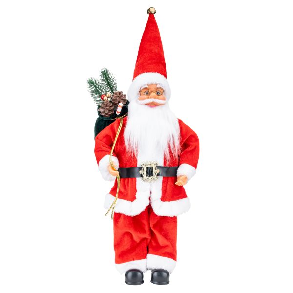 Babbo Natale e la Scoperta del Giaciglio Misterioso 62 cm