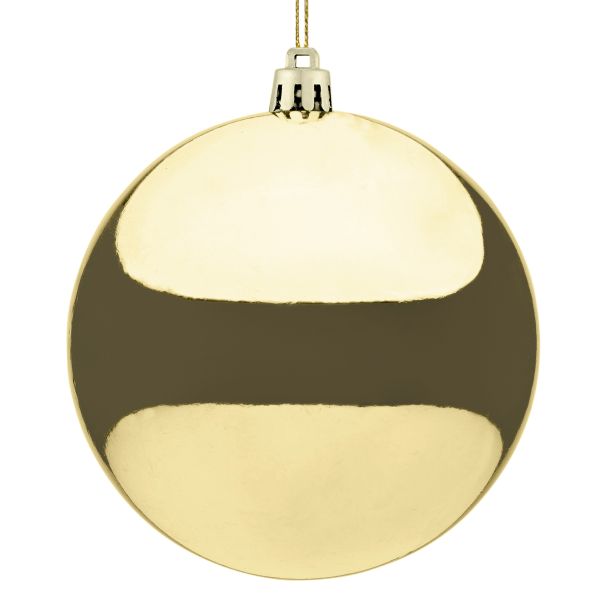 Pallina di Natale oro Profumo di Festa 20 cm