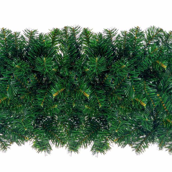 Festone di Natale verde abete Williamsburg 270 cm