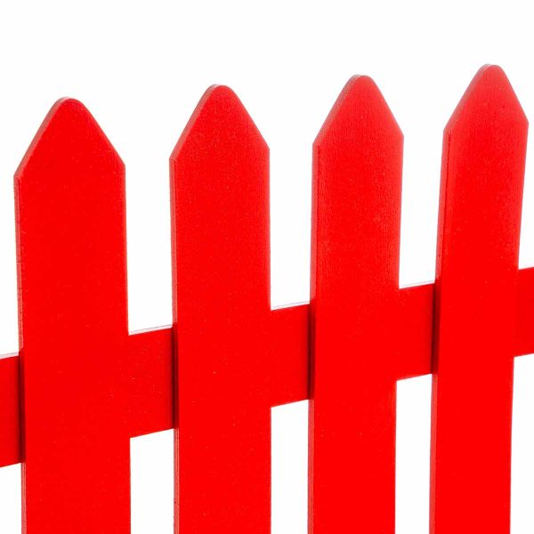 Steccato in legno rosso Bottineau 80 cm