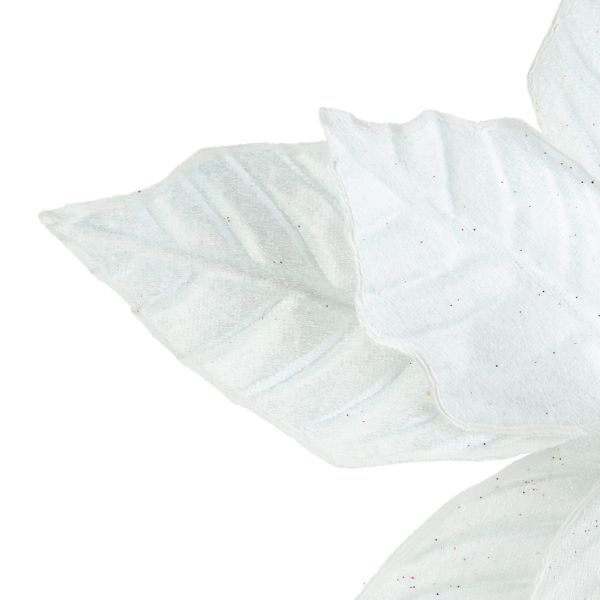 Fiore di Natale bianco Bruit des Pétales 22 cm