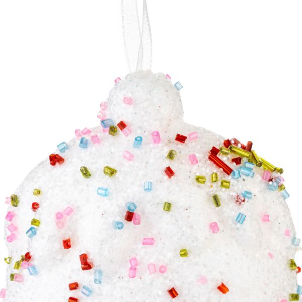 Addobbo Natalizio Colorful Sugar Fountain Cupcake 12 cm