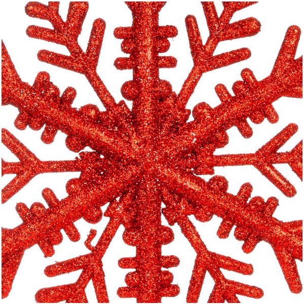 Fuoriporta Natalizio King Of Red Crystals Snow 30 cm
