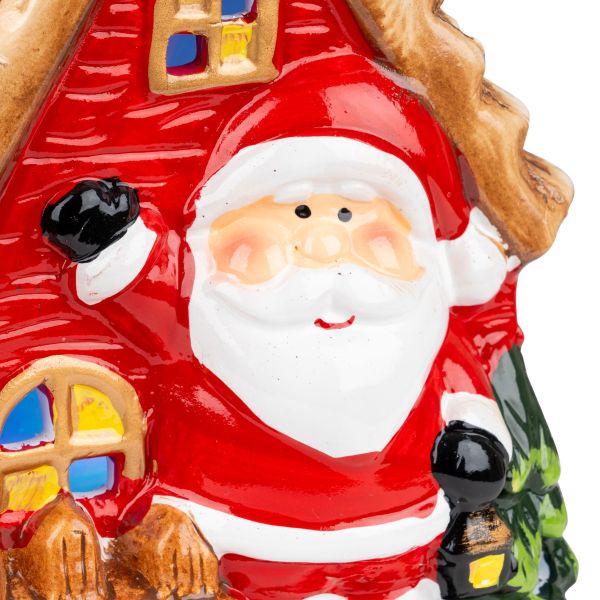 Casetta di Babbo Natale 18 cm