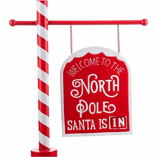 Cartello natalizio Welcome to Santa's House 115 cm
