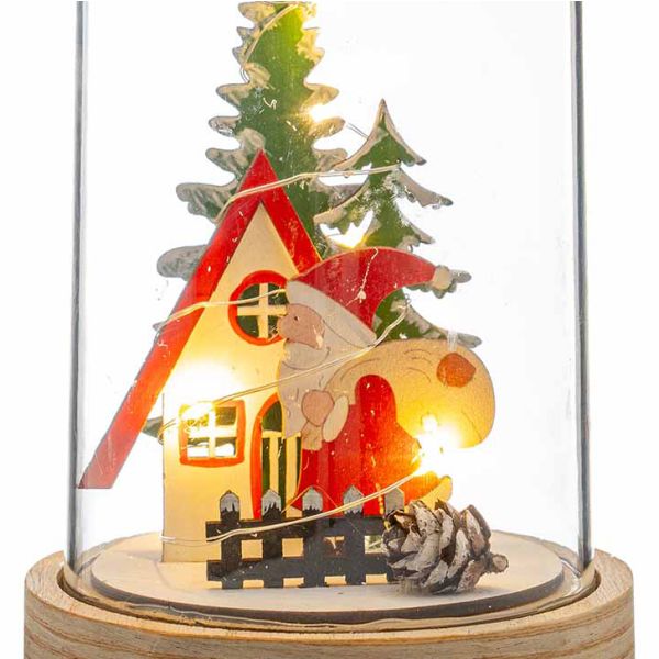 Ampolla natalizia Claus Deliveries 18 cm
