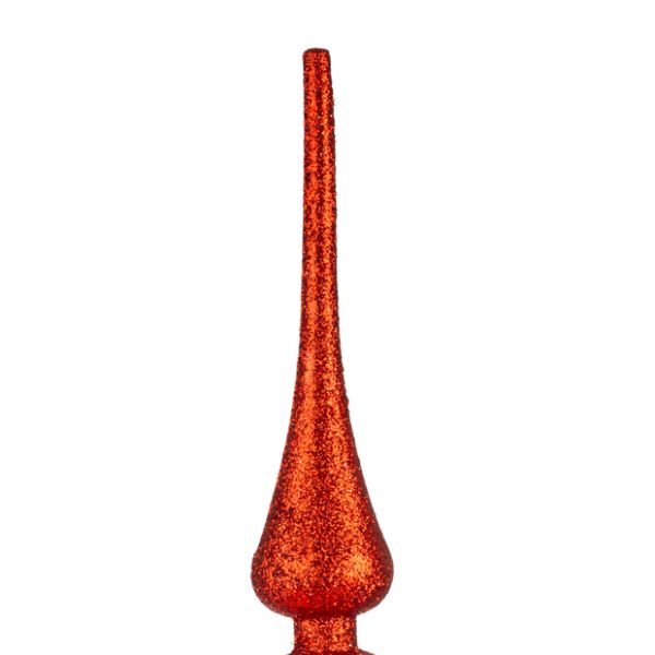 Puntale per Albero di Natale rosso Tornimae 30 cm