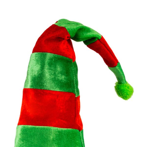 Puntale per Albero di Natale cappello Happy Elf 30 cm