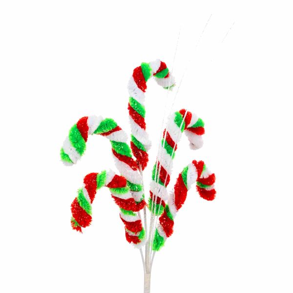 Addobbo Natalizio Bastoncino di Zucchero Allegro Natale