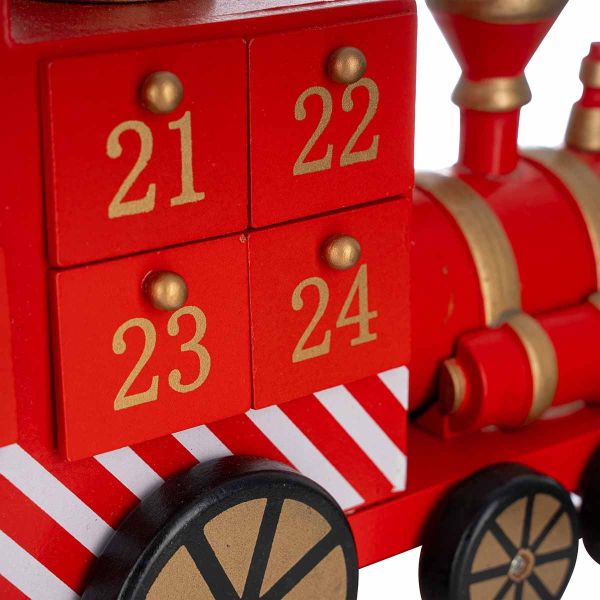 Calendario dell'Avvento trenino Orient Express 40 cm 