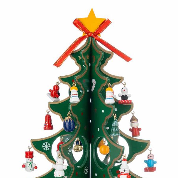 Carillon natalizio 8 Dicembre verde 33 cm