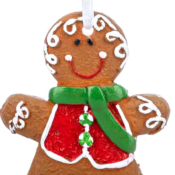 Addobbo Natalizio Gingerbread Christmas Woodman 7 cm