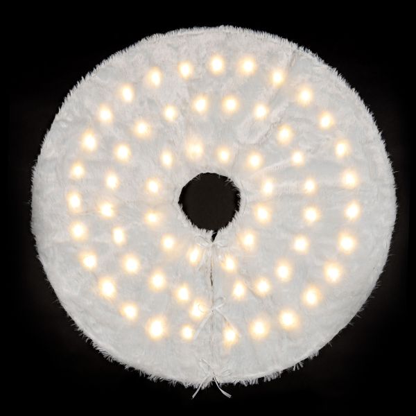 Copri Base bianco per Albero di Natale Ricordi di Clara 100 cm