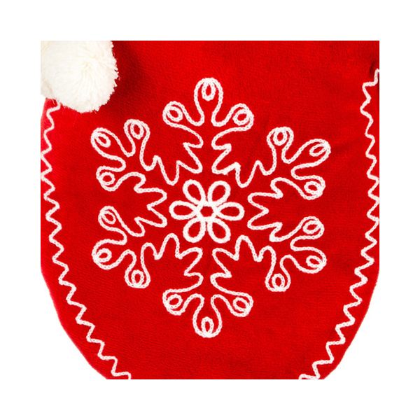 Fuoriporta Natalizio Glove Of Christmas Red Snowflake 30 cm